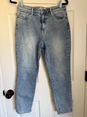 Judy Blue Jeans 29 High Rise Skinny Light Wash Stretch Denim